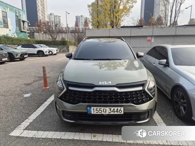 Kia Sportage 5th Generation 2022 Темно-зеленый из Кореи