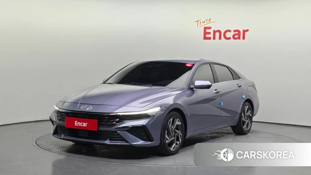 Hyundai The New Avante (CN7) 2023 Светло-серебряный цвет из Кореи