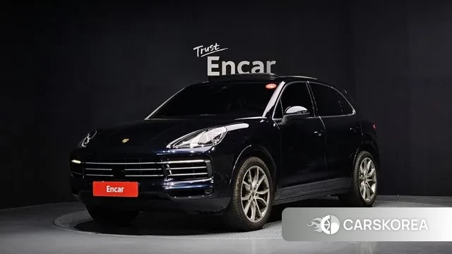 Porsche Cayenne (PO536) 2019 Синий из Кореи