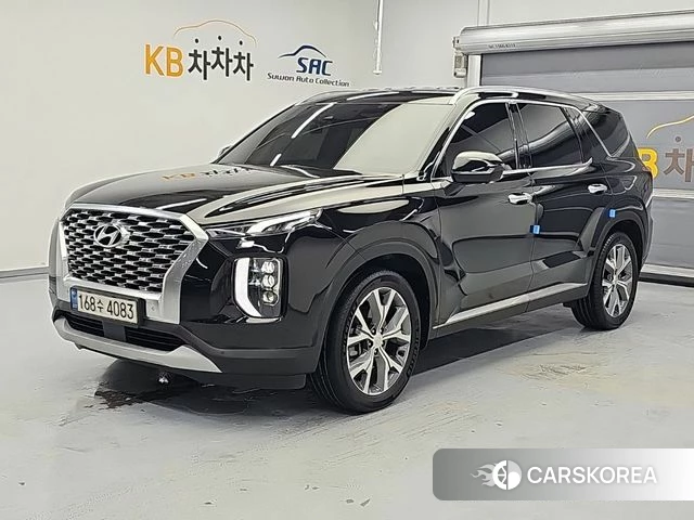 Hyundai Palisade 2021 Черный из Кореи