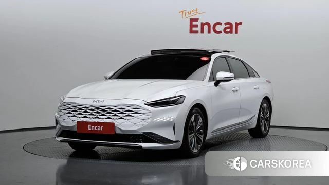 Kia K8 Hybrid 2023 Белый из Кореи