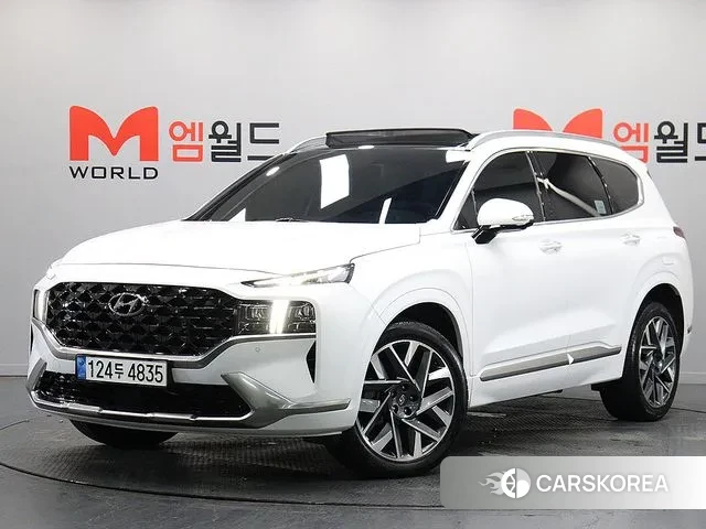 Hyundai The New Santa Fe 2023 Белый из Кореи