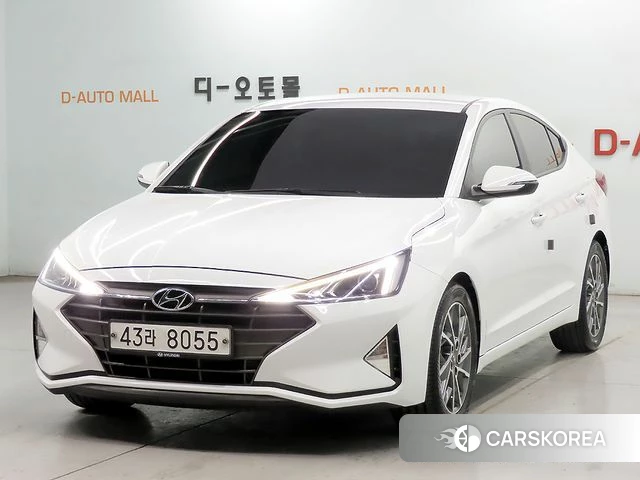 Hyundai The New Avante AD 2019 Белый из Кореи