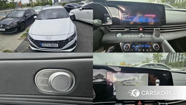 Hyundai Avante (CN7) 2022 Белый из Кореи