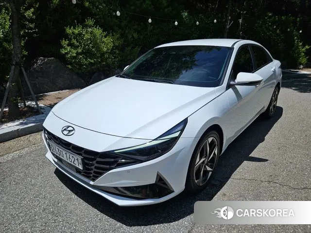 Hyundai Avante (CN7) 2020 Белый из Кореи