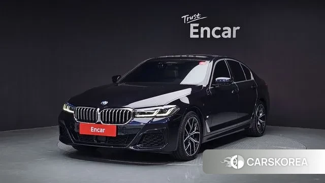 BMW 5 Series (G30) 2021 Синий из Кореи