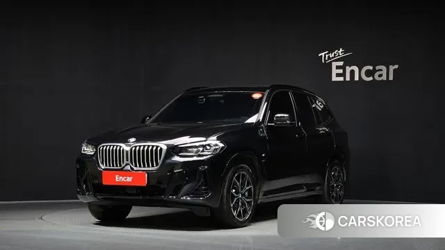 BMW X3 (G01) 2022 Черный из Кореи