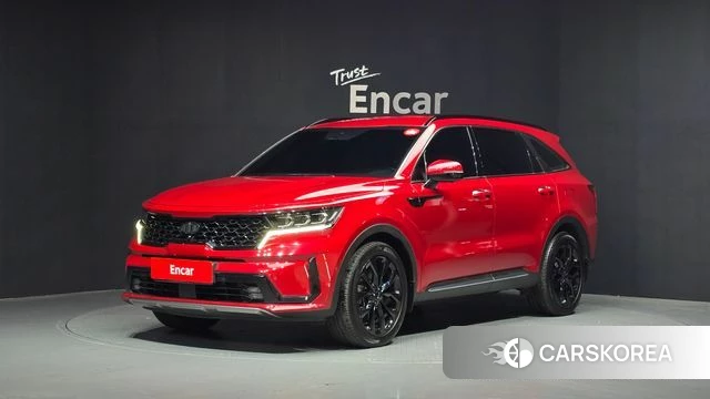 Kia Sorento 4th Generation 2021 Красный из Кореи