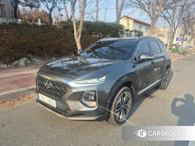 Hyundai Santa Fe TM 2018 Серый из Кореи