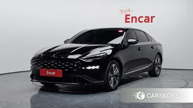 Kia K8 Hybrid 2021 Черный из Кореи