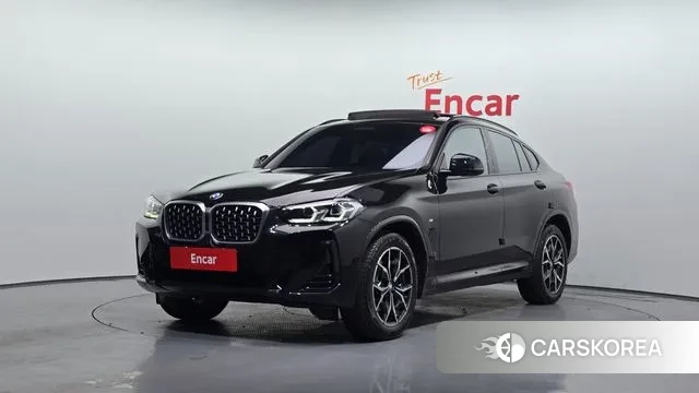 BMW X4 (G02) 2022 Черный из Кореи