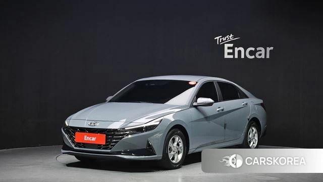 Hyundai Avante (CN7) 2022 Светло-серебряный цвет из Кореи