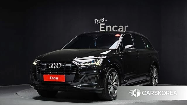 Audi Q7 (4M) 2023 Черный из Кореи