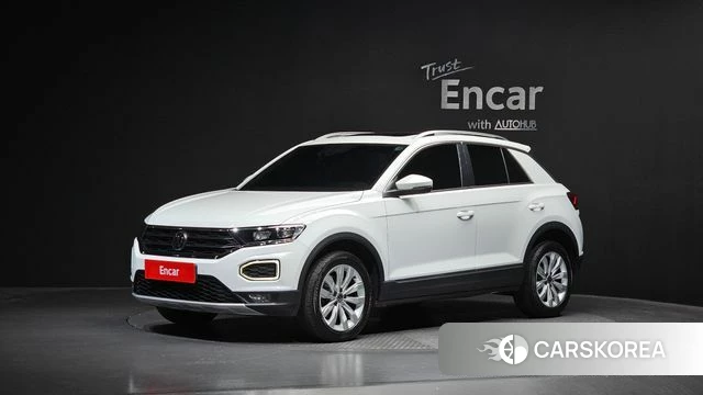 Volkswagen T-Roc 2021 Белый из Кореи