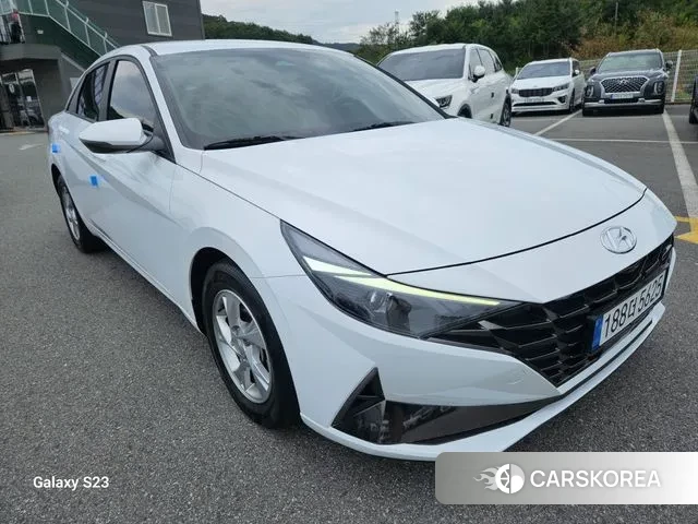 Hyundai Avante (CN7) 2021 Белый из Кореи