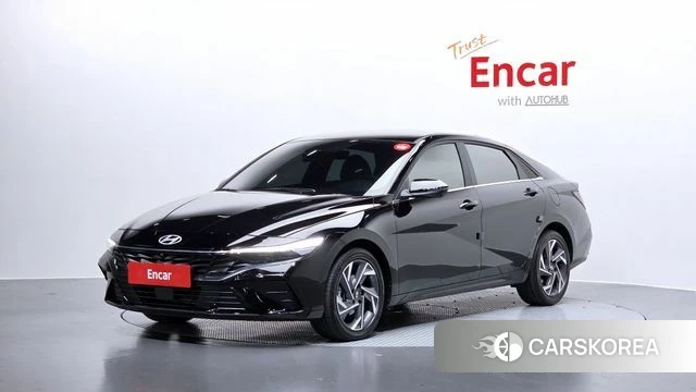 Hyundai The New Avante (CN7) 2025 Черный из Кореи