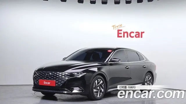 Hyundai The New Grandeur IG Hybrid 2021 Черный из Кореи