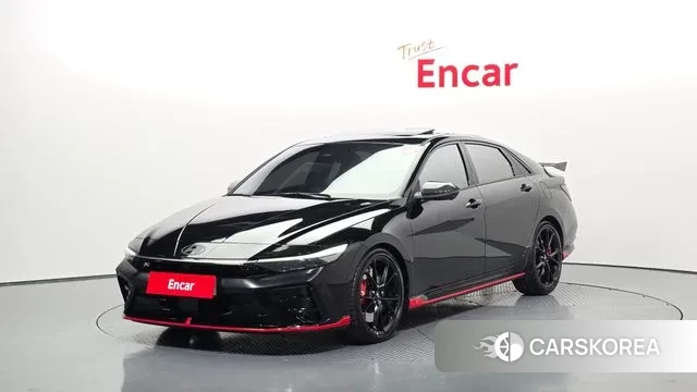 Hyundai The New Avante (CN7) 2025 Черный из Кореи