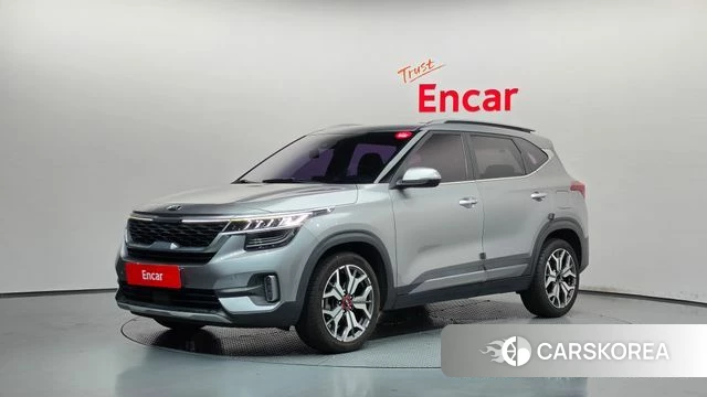 Kia Seltos 2019 Серебристо-серый из Кореи
