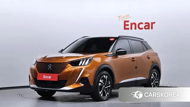 Peugeot e-2008 second generation 2022 Оранжевый из Кореи