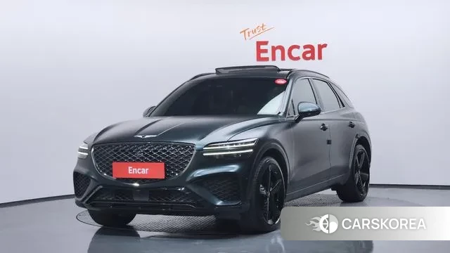 Genesis GV70 2021 Темно-зеленый из Кореи