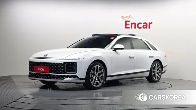 Hyundai Grandeur Hybrid (GN7) 2023 Белый из Кореи