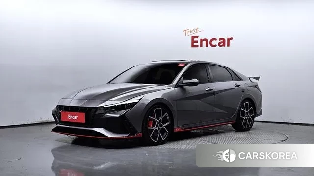 Hyundai Avante (CN7) 2022 Серебристо-серый из Кореи