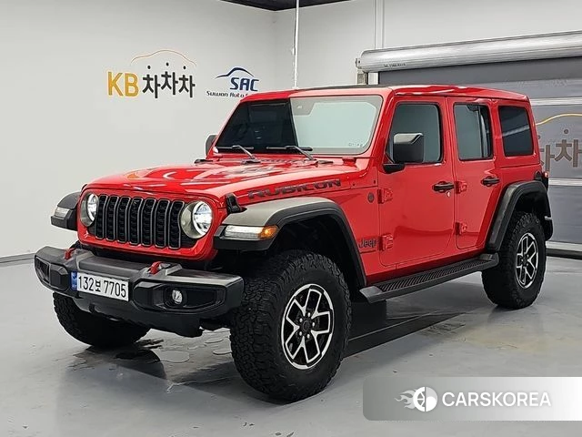 Jeep Wrangler (JL) 2024 Красный из Кореи