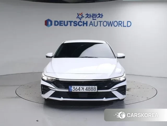 Hyundai The New Avante (CN7) 2023 Белый из Кореи