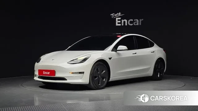 Tesla Model 3 2021 Белый из Кореи