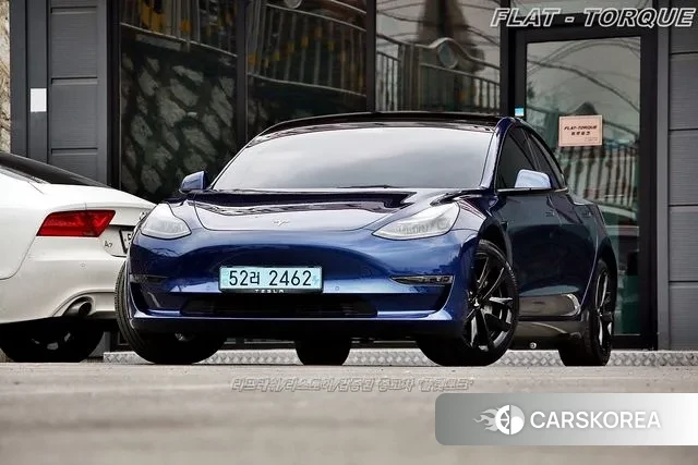 Tesla Model 3 2022 Синий из Кореи