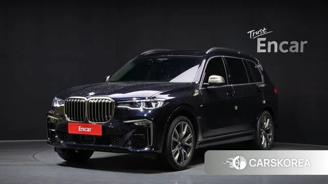 BMW X7 (G07) 2020 Черный из Кореи