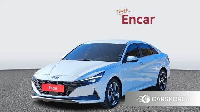 Hyundai Avante (CN7) 2020 Белый из Кореи