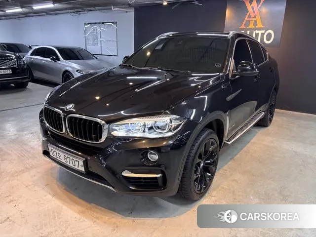 BMW X6 (F16) 2019 Черный из Кореи