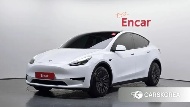 Tesla Model Y 2023 Белый из Кореи