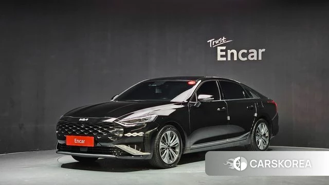 Kia K8 Hybrid 2023 Черный из Кореи