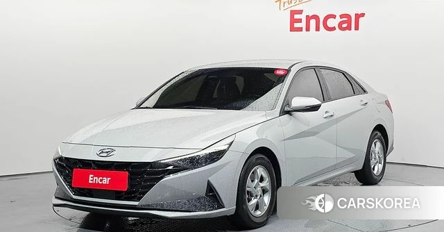 Hyundai Avante (CN7) 2021 Серебристо-серый из Кореи