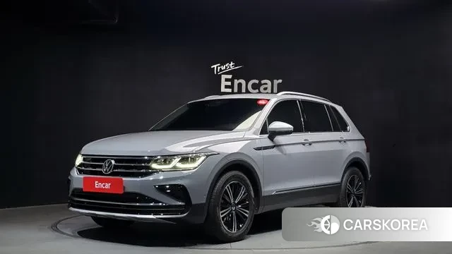 Volkswagen Tiguan second Generation 2021 Серый из Кореи