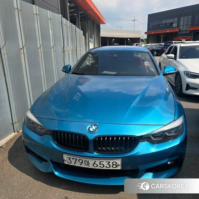 BMW 4 Series (F32) 2020 Синий из Кореи