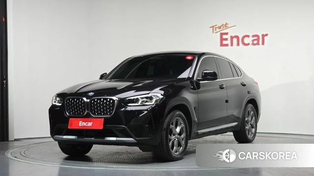 BMW X4 (G02) 2021 Черный из Кореи