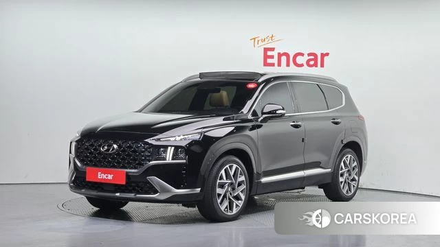 Hyundai The New Santa Fe 2023 Черный из Кореи