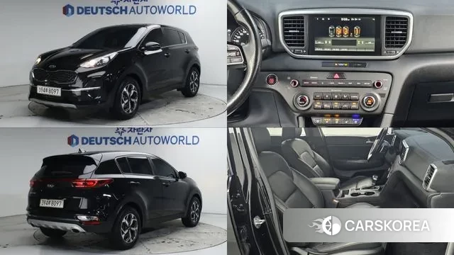 Kia Sportage The Bold 2021 Черный из Кореи