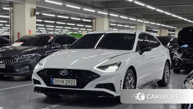 Hyundai Sonata (DN8) 2022 Белый из Кореи