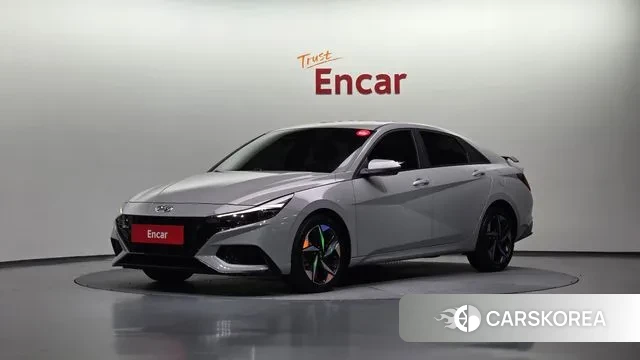 Hyundai Avante (CN7) 2021 Серый из Кореи