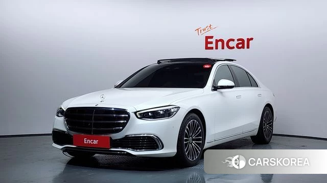 Mercedes-Benz S-Class W223 2023 Белый из Кореи