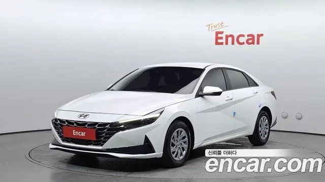 Hyundai Avante (CN7) 2020 Белый из Кореи