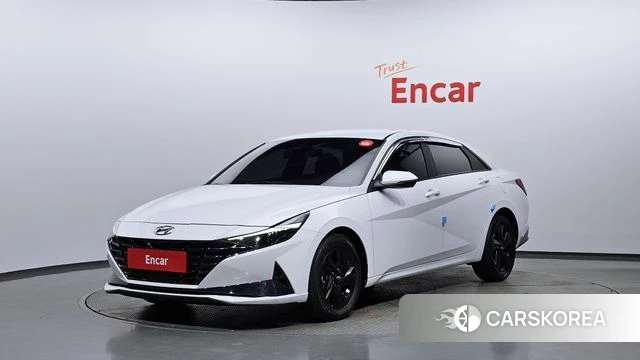 Hyundai Avante (CN7) 2022 Белый из Кореи