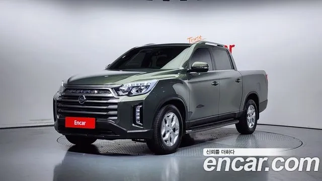 Ssangyong The New Rexton Sports Cannes 2022 Темно-зеленый из Кореи