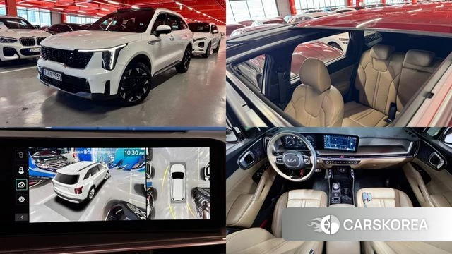 Kia The New Sorento 4th Generation 2025 Белый из Кореи