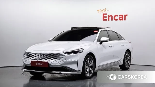 Kia K8 Hybrid 2023 Белый из Кореи